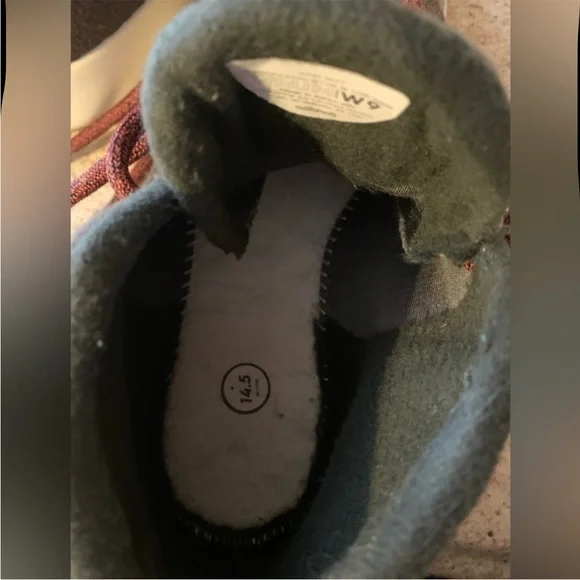 Allbirds Wool Runner Up Mizzle Terra and off white sneaker Boots Size 9 W - Picture 5 of 6